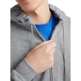 thumbnail image 4 of Hanes Essentials Men's EcoSmart Fleece Full Zip Hoodie, Sizes up to 3XL, 4 of 6
