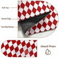 thumbnail image 6 of Red Plaid Entryway Rug 2'x3'&nbsp; Non Slip Front Door Mats, Modern Minimalist Geometric Gingham Checkered Entrance Rugs Indoor Outdoor Carpet, Washable Floor Mats Small Area Rug for Bedroom Kitchen, 6 of 8