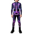 thumbnail image 5 of JAJAHO Kids 3D Skeleton Jumpsuit Boys Girls Halloween Jumpsuit Zipper Front Dress Up Onesies 7-14Y, 5 of 5