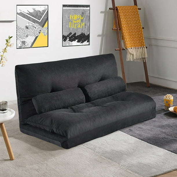 Veryke Adjustable Folding Sofa Bed, Futon Floor Sofa Lounge Sleeper