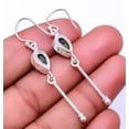 thumbnail image 2 of Kyanite - Nepal 925 Sterling Silver Bali Earring 2.34" E_9328_100_43, Gemstone Silver Jewelry, New Year Sale, Valentin's Day Gift, 2 of 2