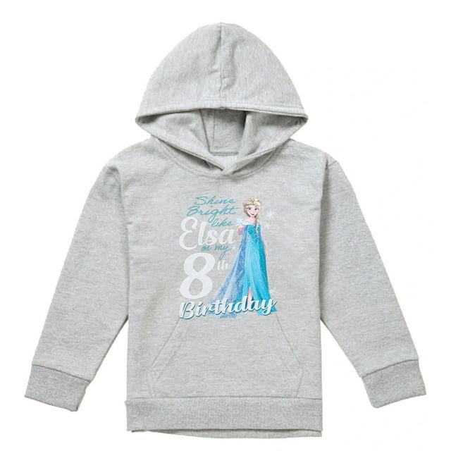 Frozen Garçons/filles Bright Like Elsa Heather Chandail à Capuche 8e Anniversaire