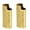 Gold, variant on Rupoun 2Pcs Zinc Alloy Lighter Cover Retro Pattern Reusable Portable Sleeve Case for Travel Outdoor Grey (5.51 inches / 14.00 cm)