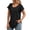 Black(Women Tops), variant on Short Sleeve Blouse for Women Scoop Neck Button Casual Top, Soft Knit Relaxed Fit Shirts