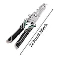 thumbnail image 2 of asddcavvf 18 In 1 Multifunctional Folding Pliers Upgraded Foldable Wire Stripper Quick Strip Wire Stripper Stripper For Cutting And Pulling Wires Bit Set 29-piece Solid Carbide Bit 3/8, 2 of 5