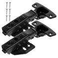 thumbnail image 4 of AURARMLET 2pcs Concealed Cabinet Hinges Black Soft Close for Homeowners, 4 of 8