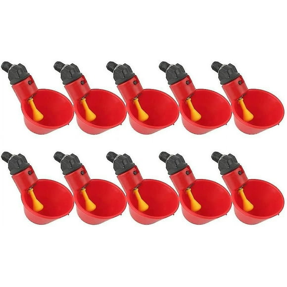 Chicken Waterer, 10 Pcs Automatic Chicken House Automatic Chicken Waterers