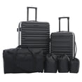 thumbnail image 1 of Juego de equipaje Travelers Club Orion, 6 piezas, negro, 1 of 7
