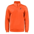 thumbnail image 2 of Unisex Cutter & Buck Orange Fresno Grizzlies Clique Lift Eco Performance Half-Zip Pullover Top, 2 of 3