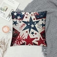 thumbnail image 2 of Shiartex 4th of July Pillow Covers Memorial Day Stripes Stars Patriotic Throw Pillow Covers American Flag Throw Pillow Case Truck God Bless Pillow Covers for Cushion Living Room White, 2 of 5