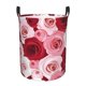 thumbnail image 1 of Fotbe Rose Cesto de Ropa con Asas, Cesto Impermeable de Gran Capacidad, Bolsa de Lavado para Dormitorio, Cesto de Ropa con Ruedas y Asas-Small, 1 of 6