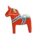 thumbnail image 3 of Adorno de escritorio sueco con forma de caballo Dala, recuerdo artesanal tradicional dalecarliano. Rojo, 3 of 9