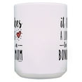 thumbnail image 3 of ThisWear Stepmom Mug Set It Takes Loving Heart to be a Step Mom Step Mom 2 Pack 15oz Mugs Cups White, 3 of 4