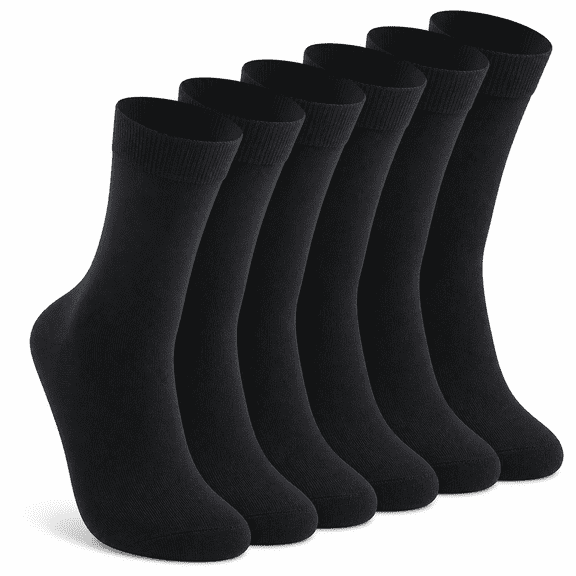 FLORNIX Women's Thin Merino Wool Socks Mid-Calf Light Weight Cozy Warm Breathable Multi Colors Daily Wear Stockings,3 Pairs