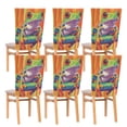 thumbnail image 6 of Decorative Chair Back Cover One Size x6 Chair Cover Dining Chair Slipcovers Chair Back Decoration Festival Chair Decoration Lovely Green Frog, 6 of 6