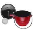 thumbnail image 4 of Staub Cast Iron 1-qt Round Tea Kettle - Cherry, 4 of 5