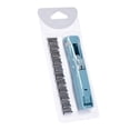 thumbnail image 2 of Haidf Portable Binder Clip Stapler, Reusable Paper Clam Clip Dispenser with 10 Metal Clam Clips, Handheld Push Clip Paper Clam Dispenser for Home, Office and Classroom, 40 Sheets Capacity, Blue, 2 of 8