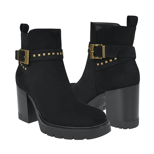 BOTINES DAMA BLACK REPUBLIC VIA119 SUEDE NEGRO