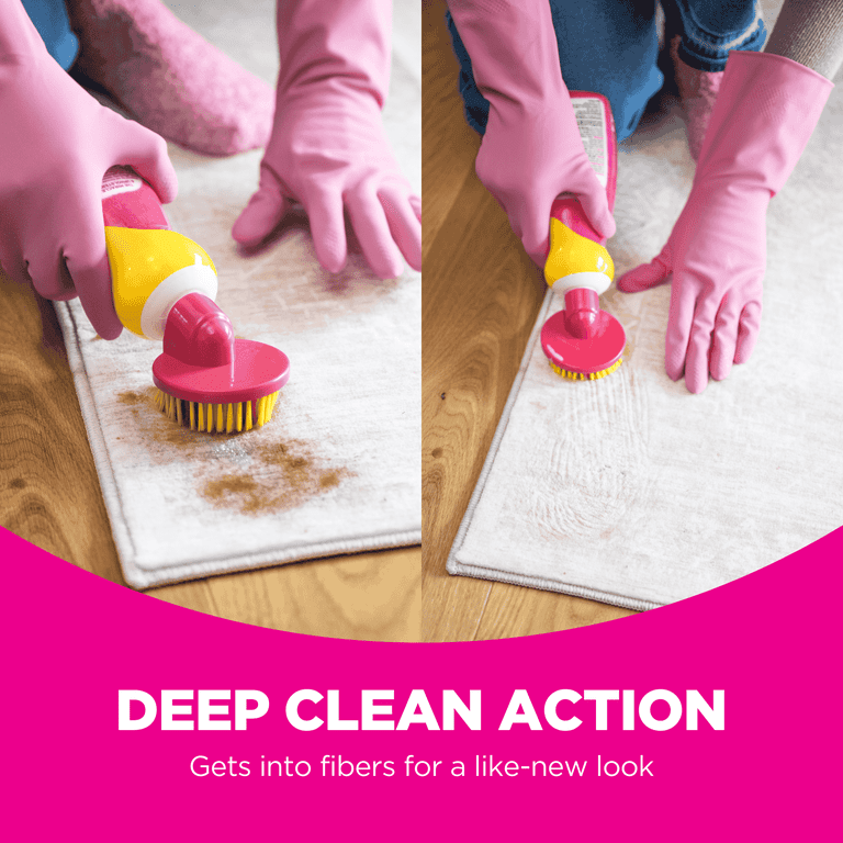 The Pink Stuff Carpet & Upholstery Stain Remover, Oxi Cleaner with Scrubber, 16.9 fl oz