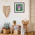thumbnail image 3 of Stupell Industries Eclectic Exotic Boho Tiger Face Black Framed Print Under Glass, 13 x 13, by Karolina Sato, 3 of 8