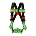 thumbnail image 2 of Arneses de escalada en roca más anchos, protección de seguridad, accesorios de cuerpo completo, cinturones para montañismo, actividades de aventura, e Negro Cola Arnés de escalada en roca, 2 of 8