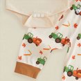 thumbnail image 6 of HCNTES My First Thanksgiving Baby Boy Outfit Turkey Long Sleeve Romper Pants Hat, 6 of 6