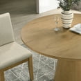 thumbnail image 5 of Roundhill Furniture Rocco Contemporary Dining Set, Round Pedestal Table with 4 Chairs, 5 of 15