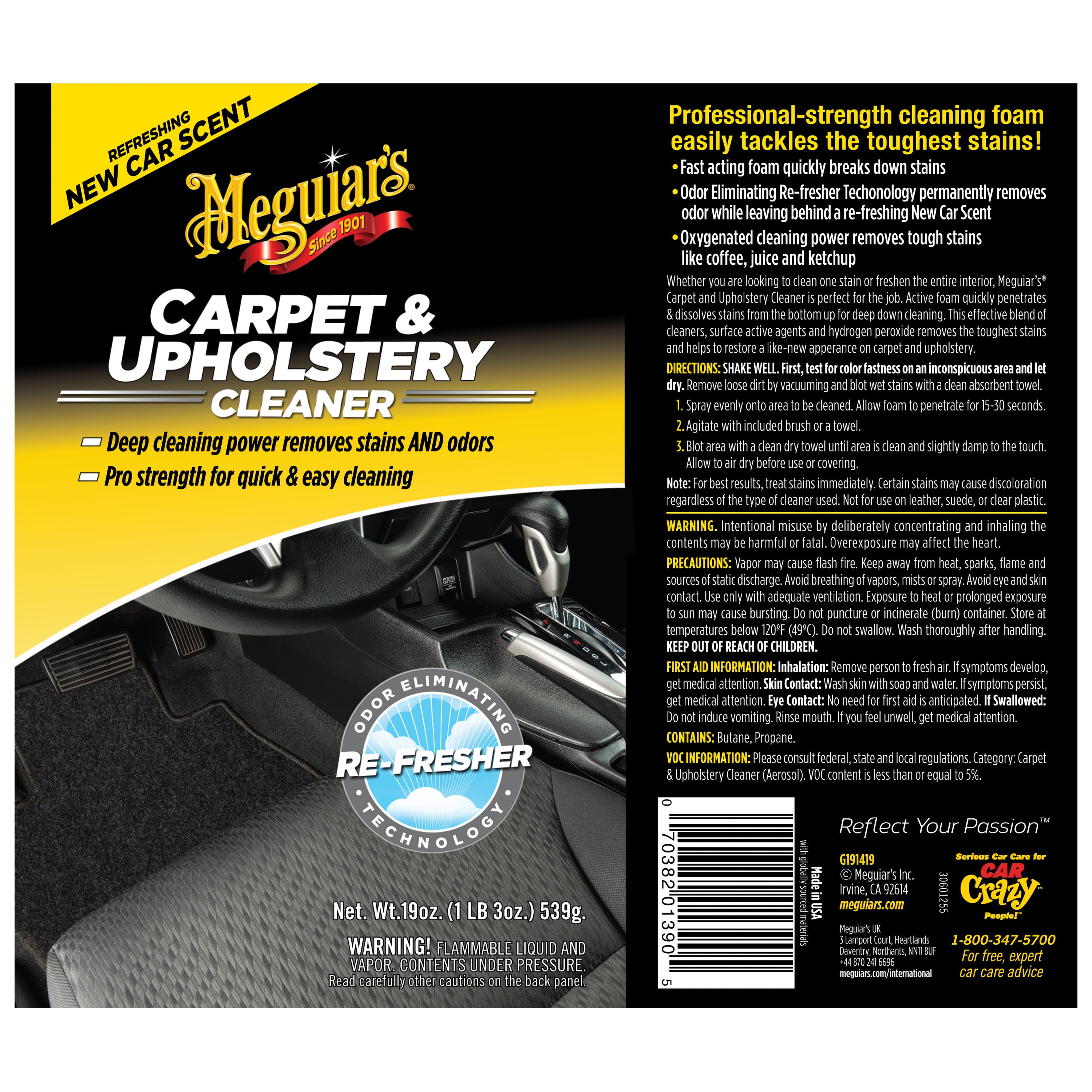 Carpet & Upholstry Cleaner 1gal – Juicy Car Care