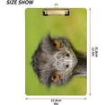 thumbnail image 3 of FMSHPON Cool Emu Clipboard Hardboard Wood Nursing Clip Board and Pull for Standard A4 Letter 13x9 inches, 3 of 4