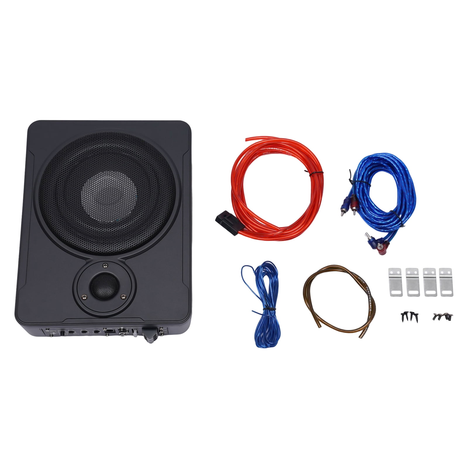 ChicHomey ​​Car Subwoofer Mini 7.5cm Thin Body,200W Car Subwoofer High Pure Bass Under-Seat Amplifiers Speaker for Cars, Trucks, or Jeeps