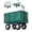 Green with Waterproof Liner, variant on 800 LBS Heavy Duty Garden Cart Wagon, All-Terrain with 10 Inch Pneumatic Tires and Removable Mesh Sides Outdoor Yard Cart for Landscaping Farm Backyard - Black