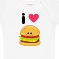 thumbnail image 4 of Inktastic I Love Cheeseburgers Boys or Girls Baby Bodysuit, 4 of 5