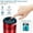 Red, variant on Heated Thermos for Coffee and Tea, LED Temperature Display, Stainless Steel, Portable and Leak-Proof (White)