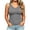 Gray, variant on ThreadVibe Womens Plus Size Tank Tops V Neck Sleeveless Ribbed Tank Casual Basic Thick Strap Slim Fitted Racerback Shirts Cute Going Out Top,Business Casual Outfits