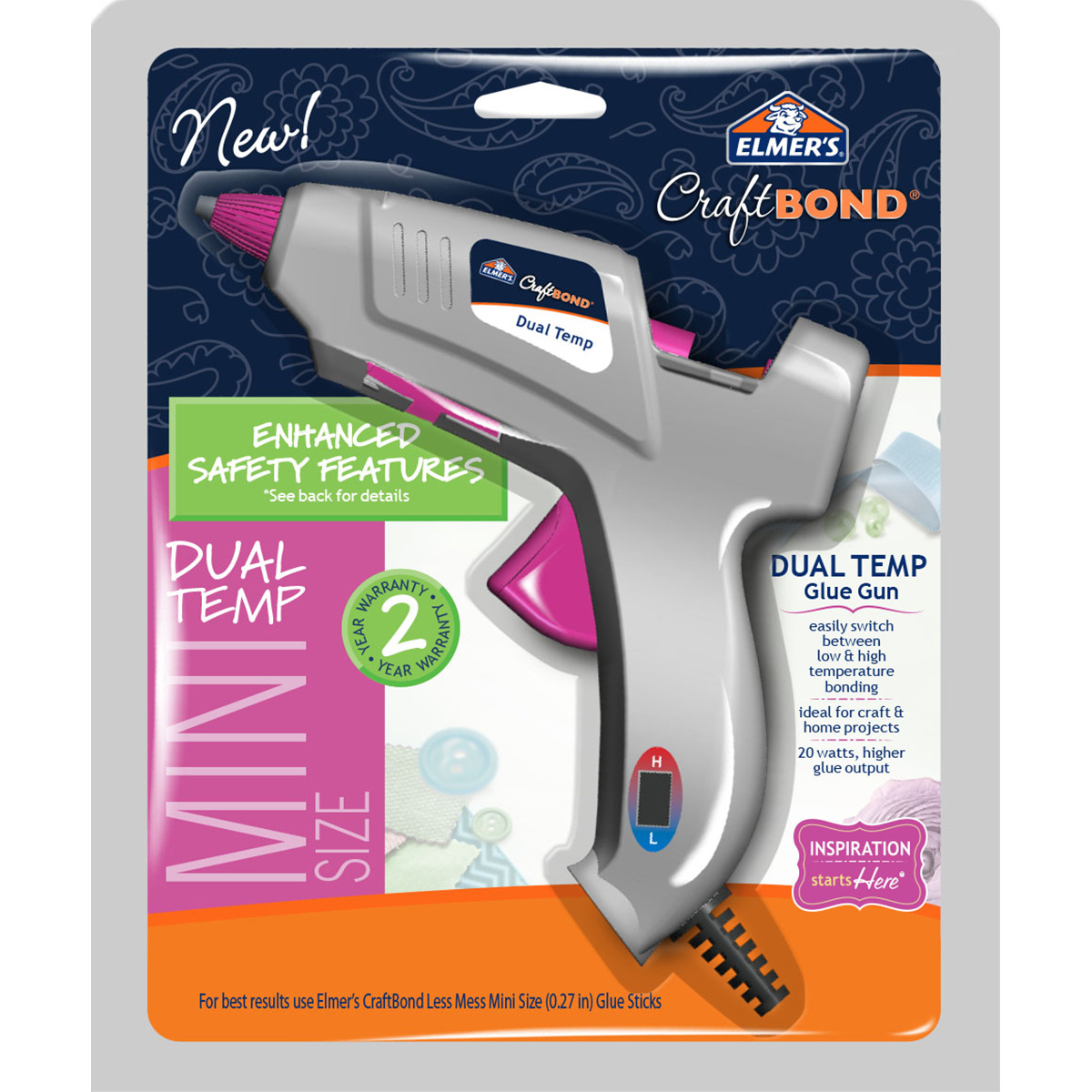 Elmer's Craftbond(r) Dualtemp Mini Glue Gun