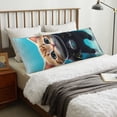 thumbnail image 6 of Naloa Underwater Diving Cat Super Soft 20x60 Body Pillow Case,Long Side Hidden Zipper（PILLOWS ARE NOT INCLUDED）, 6 of 6
