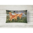 thumbnail image 2 of Carolines Treasures HEH0098PW1216 Golden Retrievers Canvas Fabric Decorative Pillow, 12H x16W, multicolor, 2 of 3