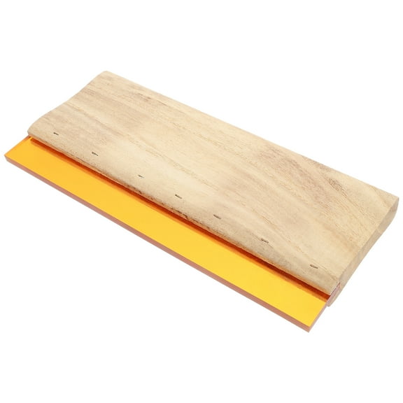 Landege Wooden Handle Ink Scraper Squeegee for Screen Printing, Silk Screen Ink Spreader Tool, Printing Board Accessory