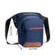 thumbnail image 3 of Bandolera para hombre - Mochila impermeable para el pecho, mochila deportiva multifuncional ligera de 0,44 lb, 26x22x8cm, gris/azul/rojo/caqui, 3 of 6