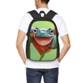 thumbnail image 4 of Fuzoiu Flying Frog On Branch Print Large Capacity Backpack,Travel Backpack,Laptop Bag,College School Rucksack Bag,for School, Travel & Outdoor Activities, 4 of 6