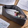 thumbnail image 4 of Extended Pencil Case Stylish Solid Color Dirt Large Capacity Suitable For Elementary School Students, 4 of 5