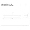 thumbnail image 2 of Kingston Brass DRR214121 12-Inch Grab Bar - Bar Only, Polished Chrome, 2 of 2