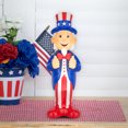 thumbnail image 2 of Uncle Sam Lighted Blow Mold Décor, 14", Patriotic by Way To Celebrate, 2 of 6