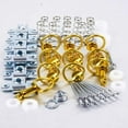 thumbnail image 4 of Aluminum Quick Release Stud 19mm D-Ring & CLIP6 Pack x10, 4 of 6