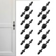 thumbnail image 1 of Rawiri 10 tiradores negros para puertas de gabinete, muebles de cocina, herrajes para armarios, pomos y tiradores para cajones de tocador, 1 of 6