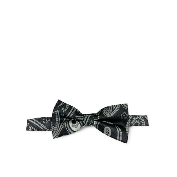Black Artisan Paisley Bow Tie