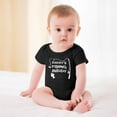 thumbnail image 2 of Daddy's Fishing Buddy - Baby Clothes - Funny Newborn Bodysuit Outfits for Boys And Girls Black-style 3months, 2 of 7