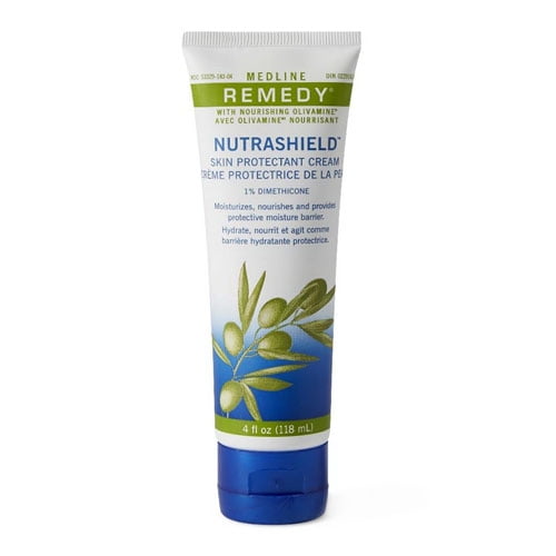Medline Remedy Olivamine Nutrashield Skin Protectant Cream, 4 Oz, 6