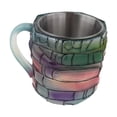 thumbnail image 2 of Taza de café con diseño de libro pintado en 3D, multifuncional y novedosa, ideal para literatura. Estilo B, 2 of 9
