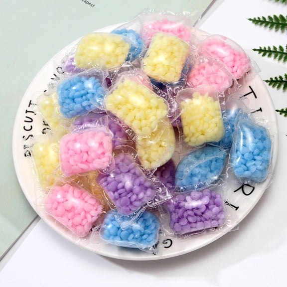 Fabric Softener Pods,Laundry Beads,100pcs Laundry Scent Booster & Softener Beads, 2-In-1 Fabric Softener Pods with Fresh Scent Booster, Odor Protection for Washer Washing Machine(Mixed color)